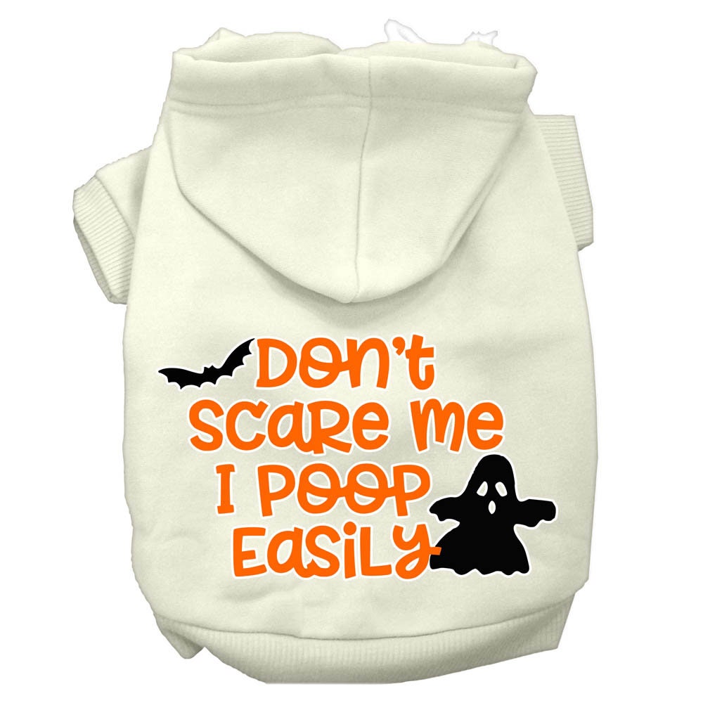 Halloween Pet Hoodie "Don't Scare Me, I Poop Easily"