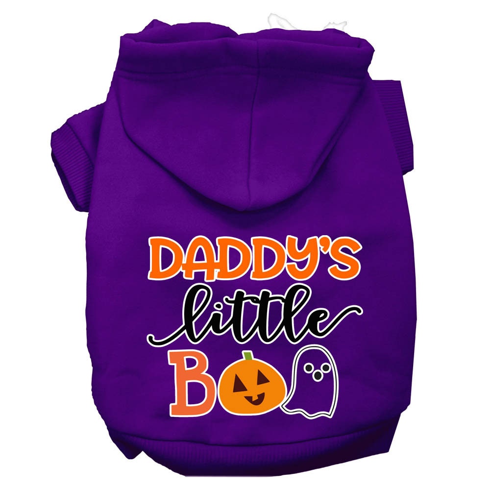 Halloween Pet Hoodie "Daddy's Little Boo"