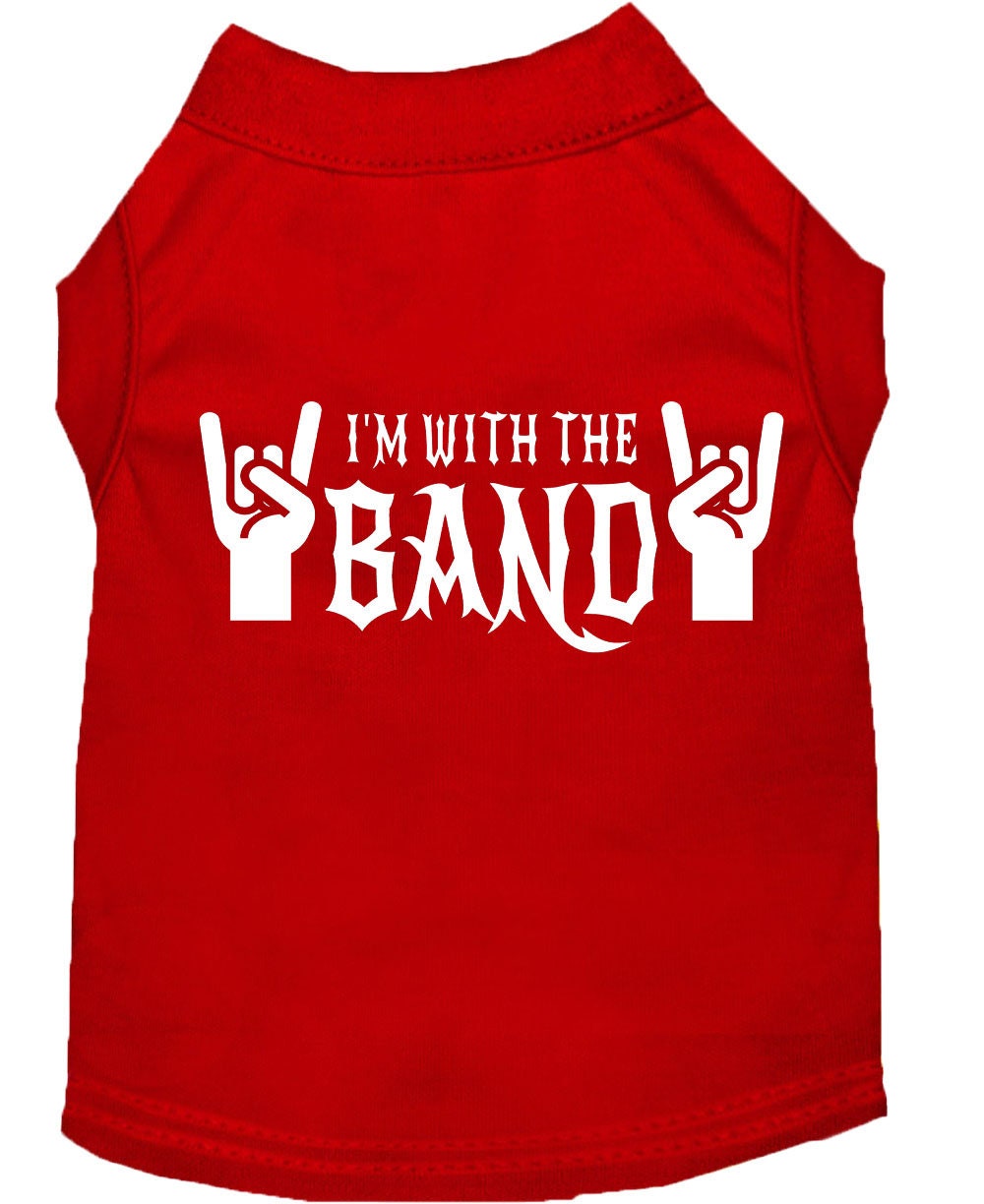 Pet Shirt "I'm With The Band"