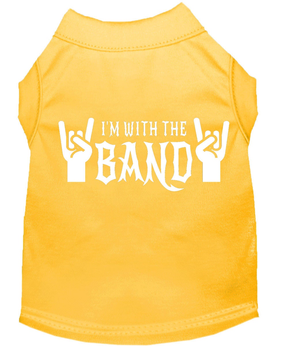 Pet Shirt "I'm With The Band"