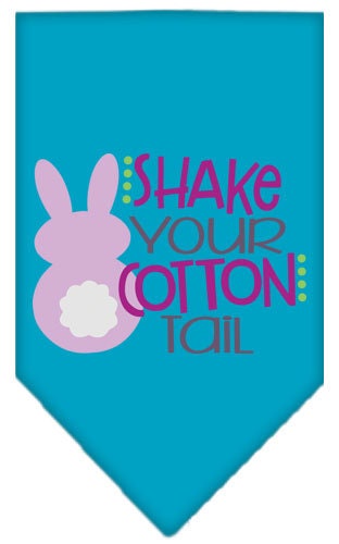 Pet and Dog Bandana Screen Printed, "Shake Your Cotton Tail"