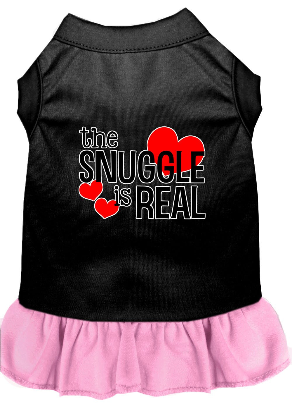 The Snuggle Is Real Pet Dress Black