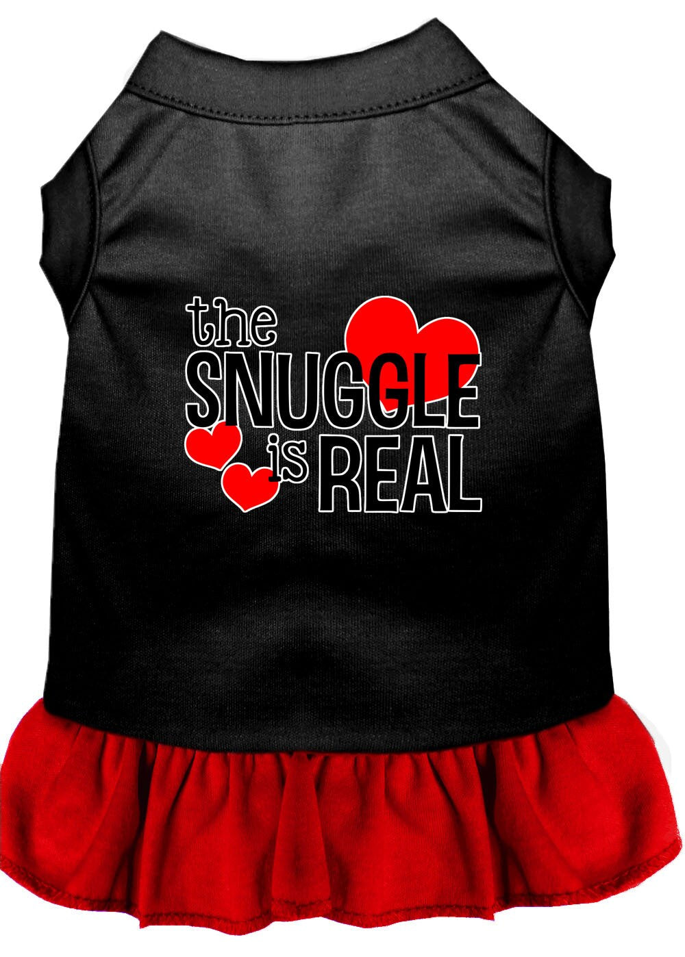 The Snuggle Is Real Pet Dress Black