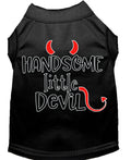 Pet Shirt "Handsome Little Devil" Black
