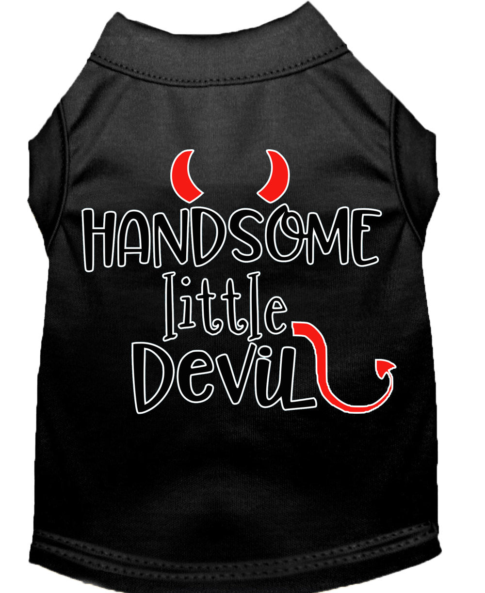 Pet Shirt "Handsome Little Devil" Black