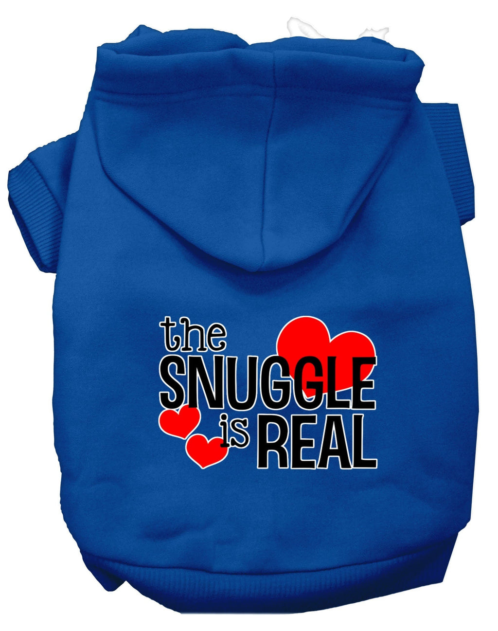 Pet Hoodie "The Snuggle Is Real" Blue
