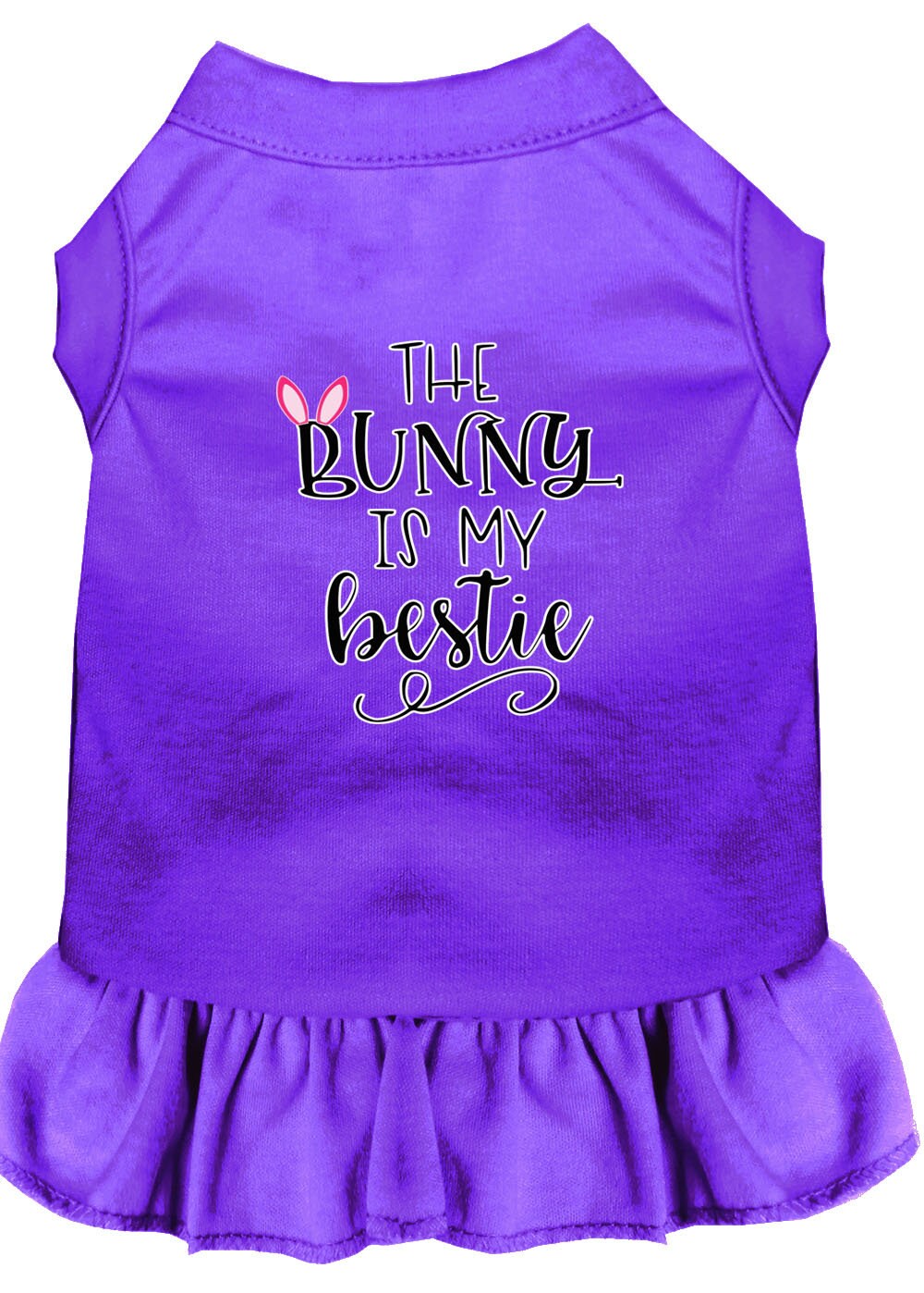 Pet Dress "The Bunny Is My Bestie" Baby Blue