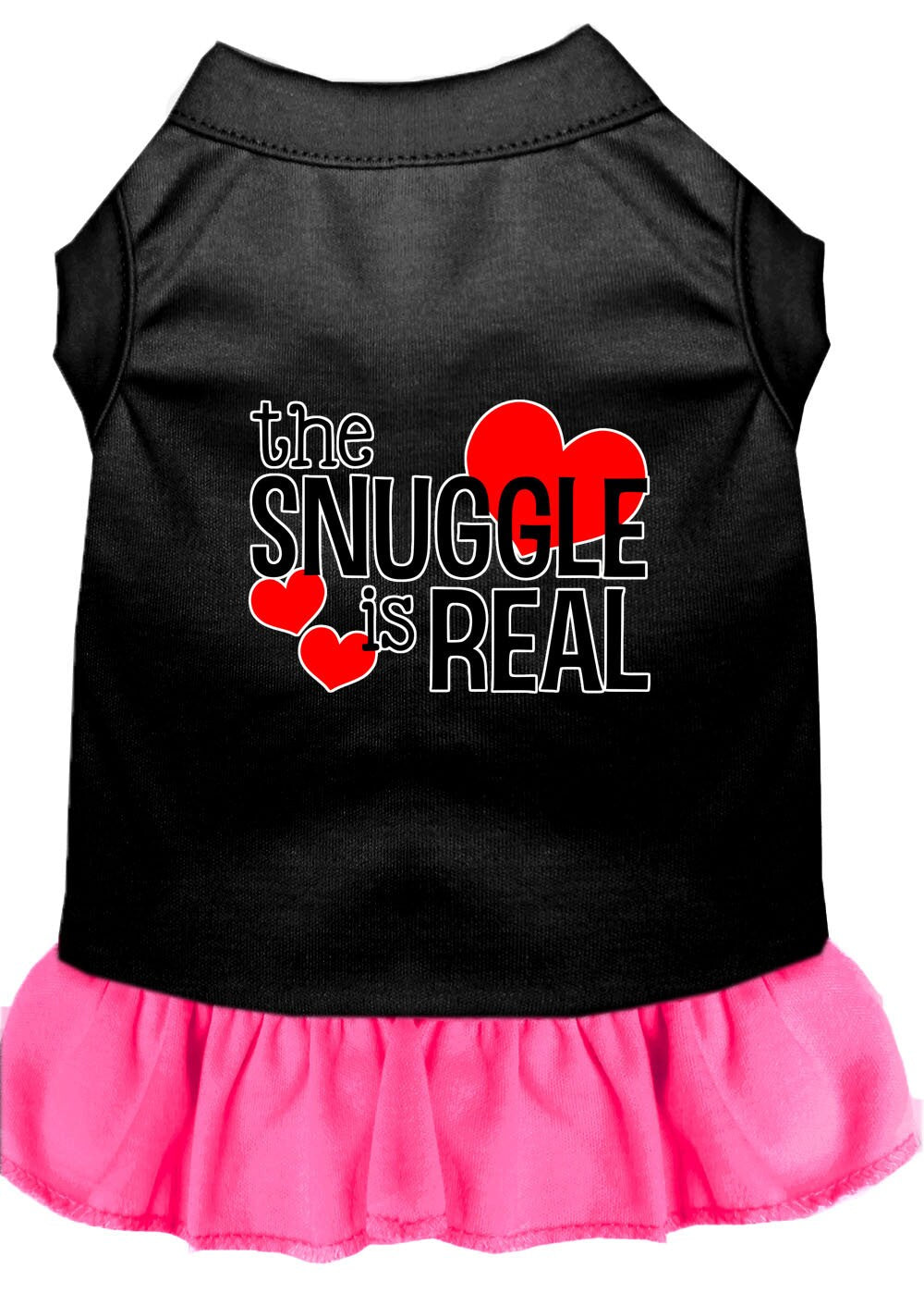 The Snuggle Is Real Pet Dress Black