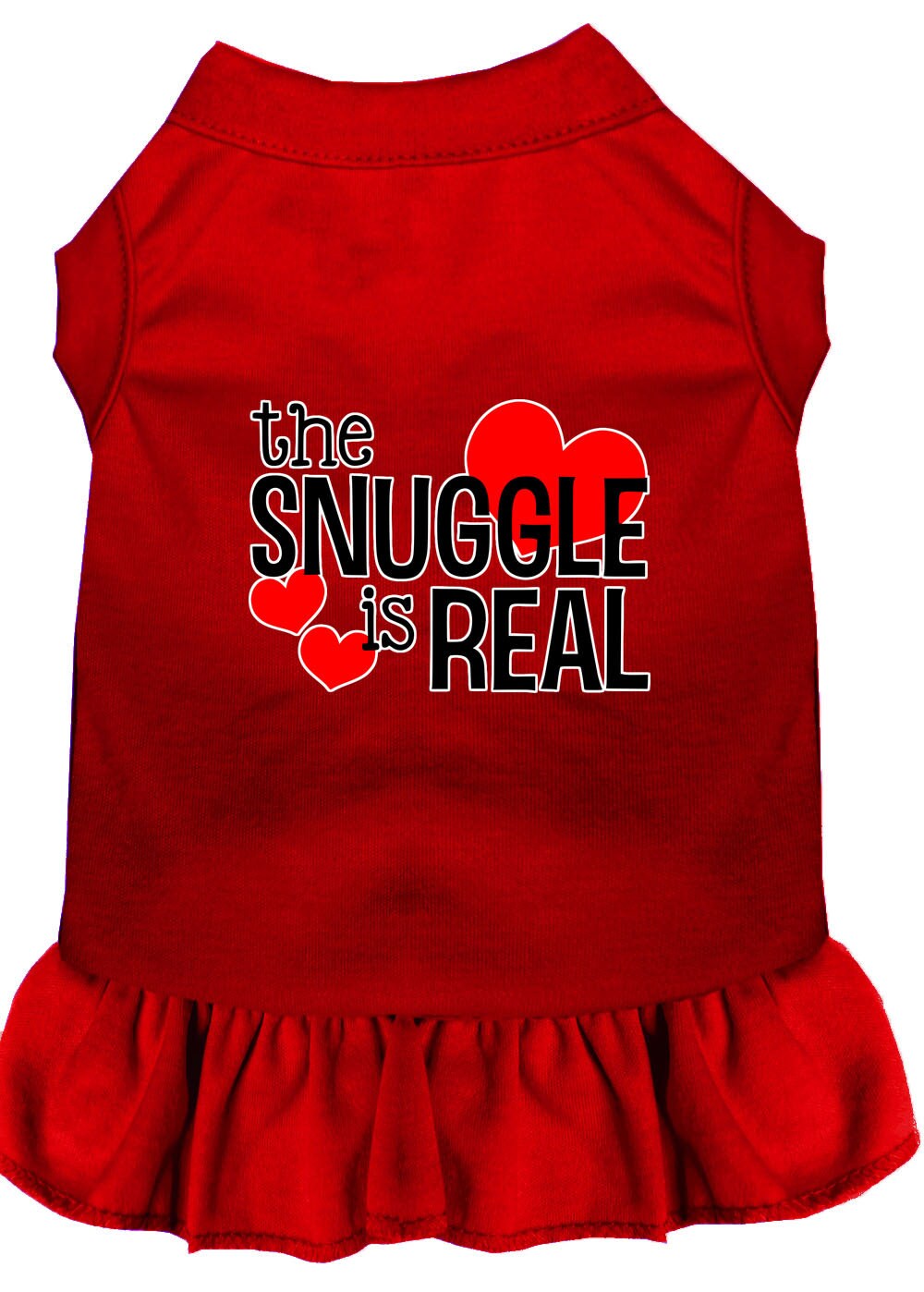 The Snuggle Is Real Pet Dress Black