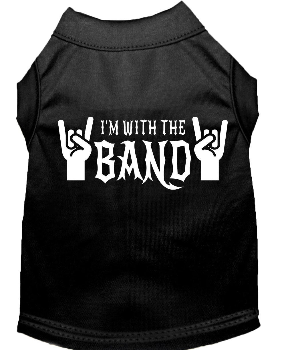 Pet Shirt "I'm With The Band"
