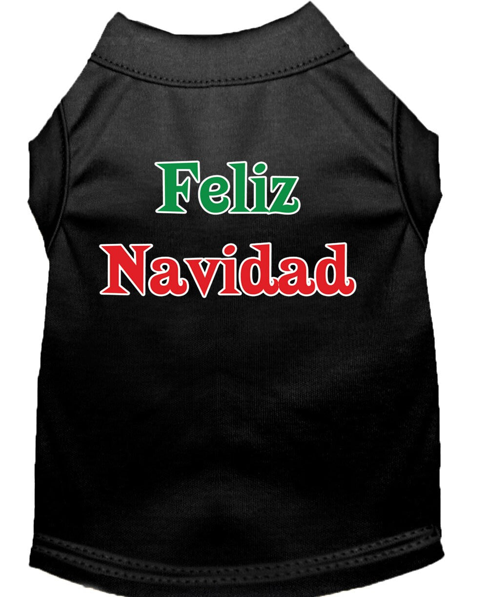 Christmas Pet Shirt, "Feliz Navidad"