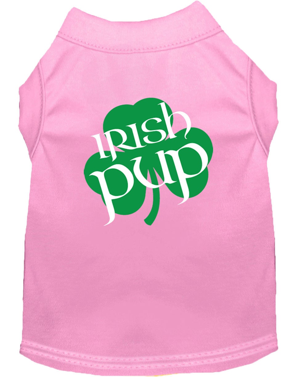 Pet Shirt "Irish Pup" Light Pink