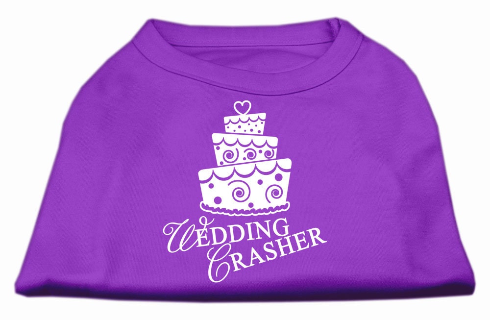 Pet Shirt "Wedding Crasher" Purple
