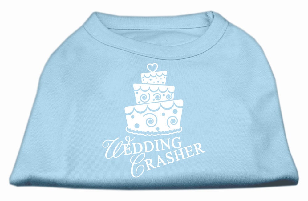 Pet Shirt "Wedding Crasher" Baby Blue