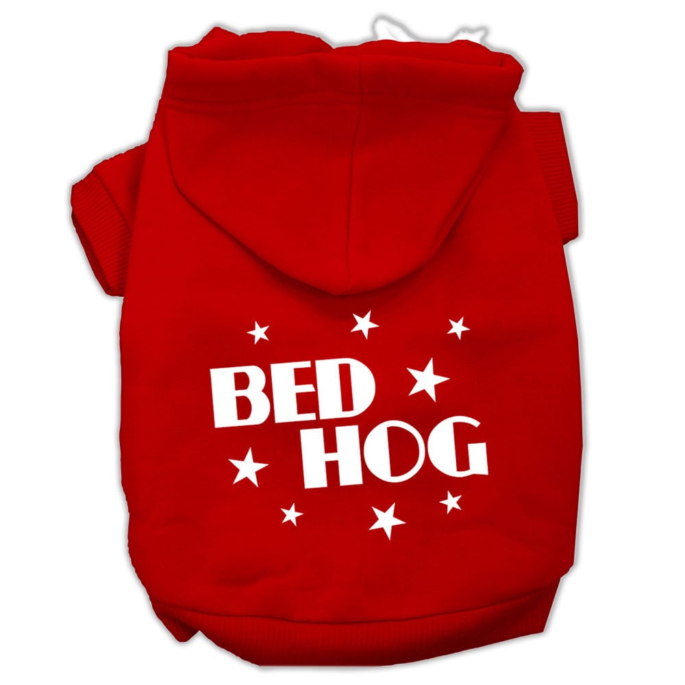 Pet Hoodie "Bed Hog" Red
