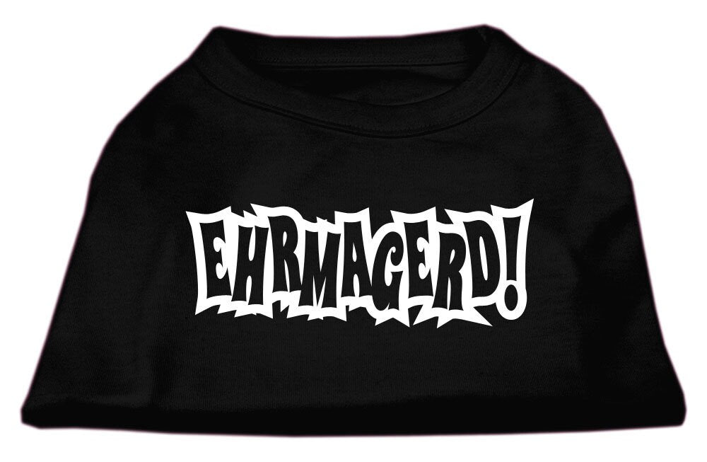 Pet Shirt "Ehrmagerd!" Black