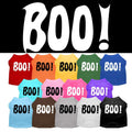 Halloween Pet Dog & Cat Shirt Screen Printed, "Boo!"