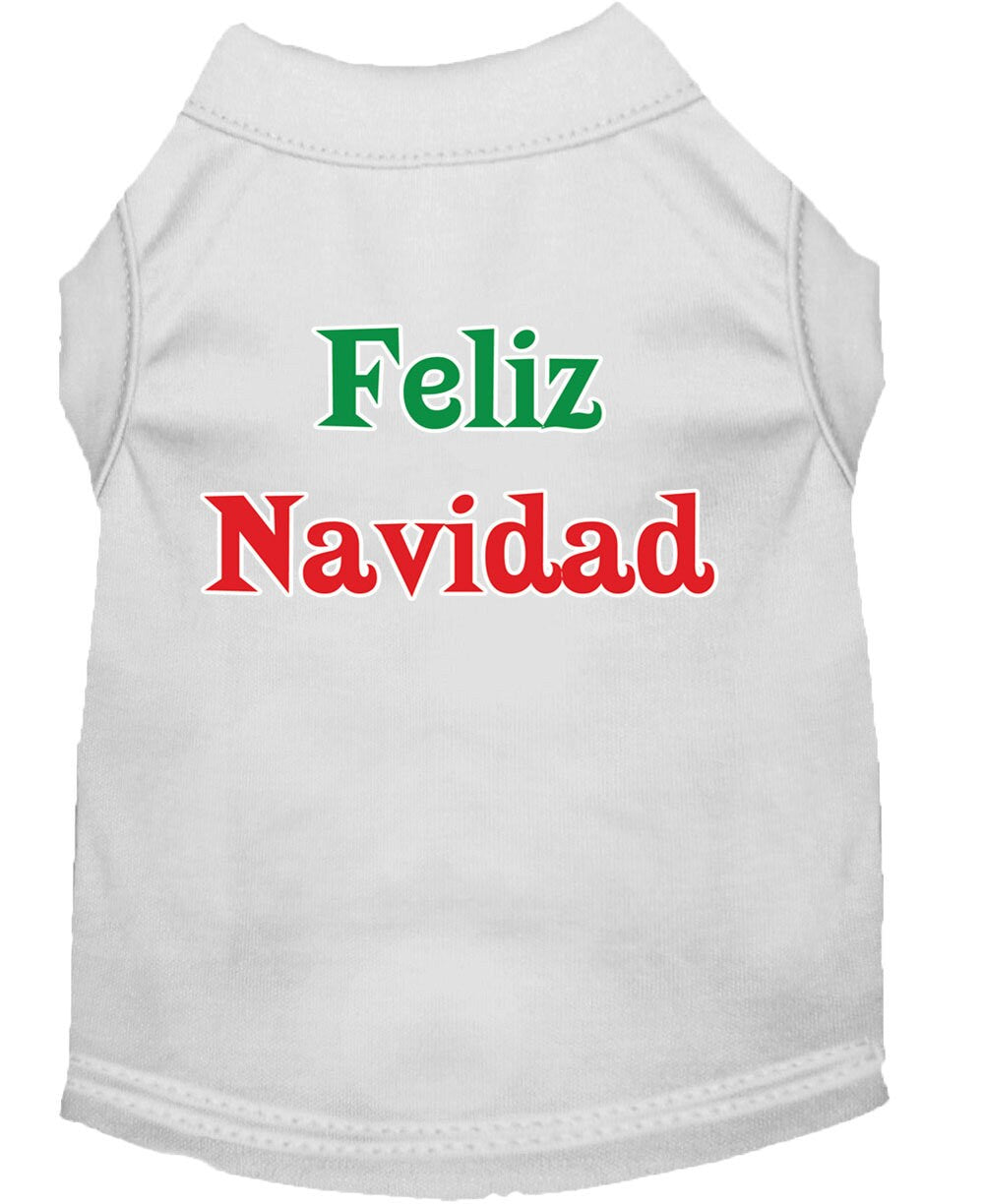 Christmas Pet Shirt, "Feliz Navidad"