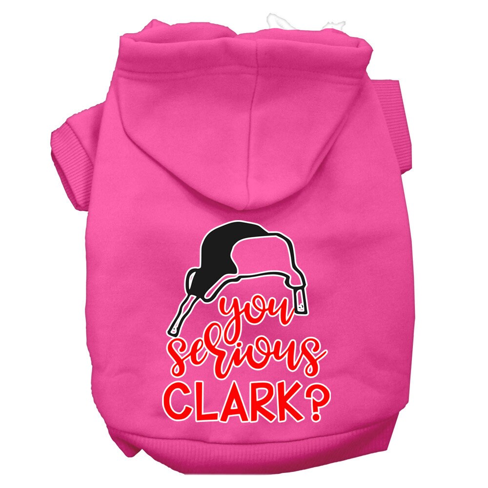 Christmas Pet Hoodie Screen Printed, "You Serious Clark?"