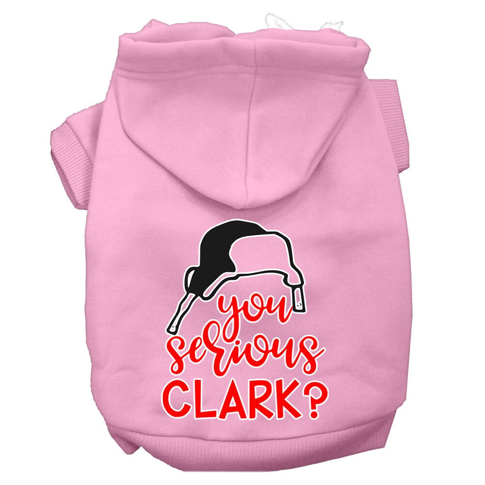 Christmas Pet Hoodie Screen Printed, "You Serious Clark?"