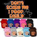 Halloween Pet Hoodie "Don't Scare Me, I Poop Easily"