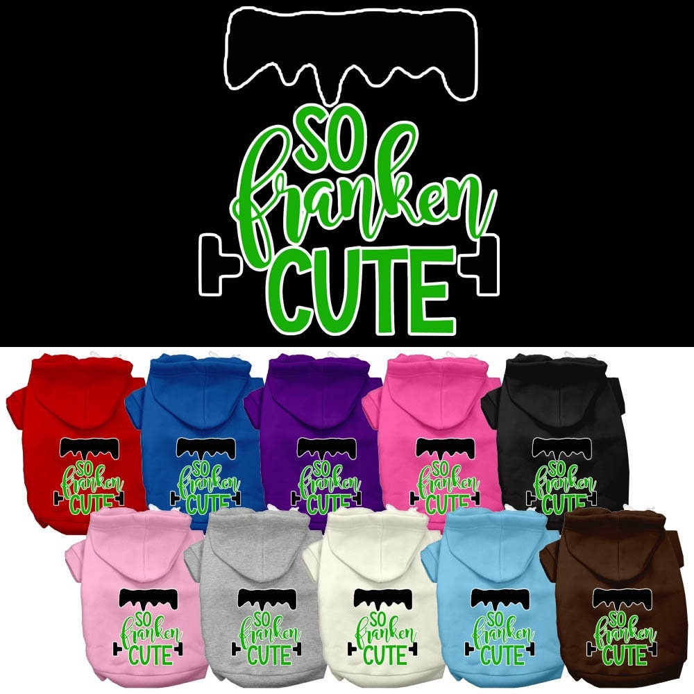 Halloween Pet Hoodie "So Franken Cute"
