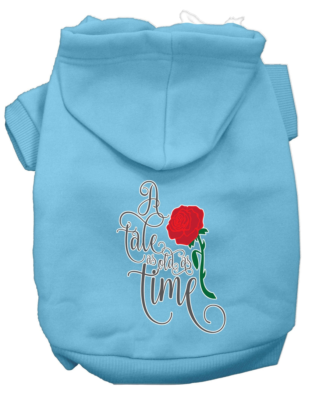 Pet Hoodie "Timeless Tale" Baby Blue