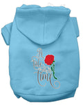 Pet Hoodie "Timeless Tale" Baby Blue