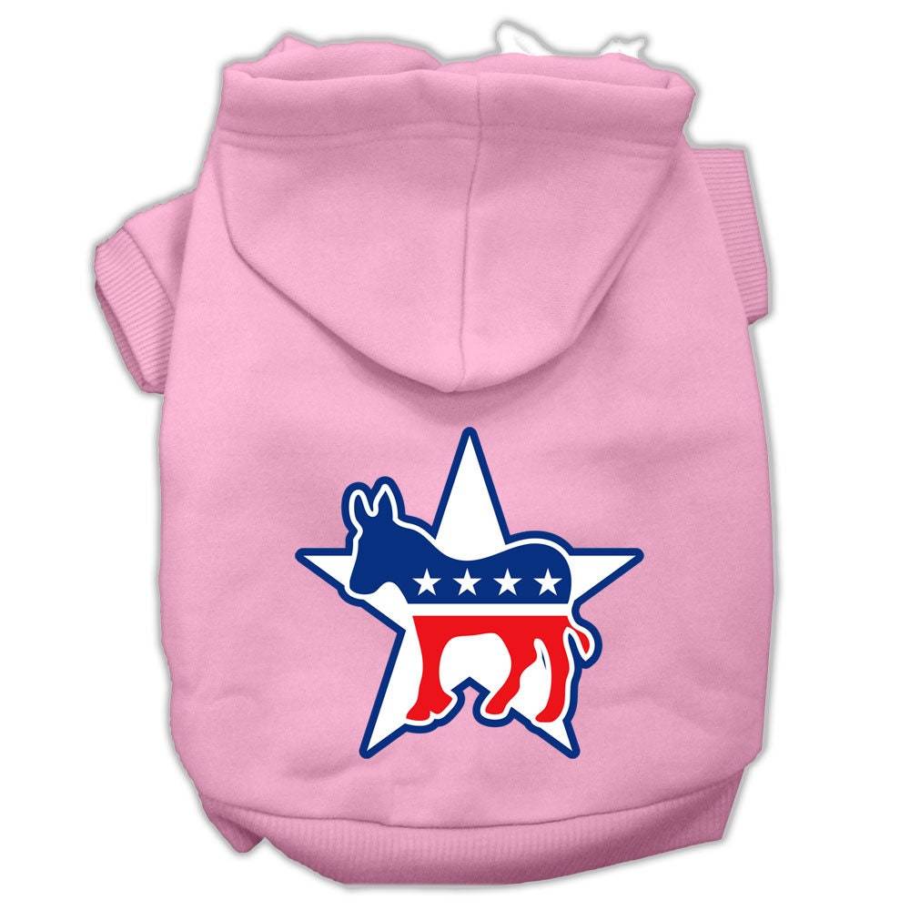 Pet Hoodie Screen Printed, "Democrat"