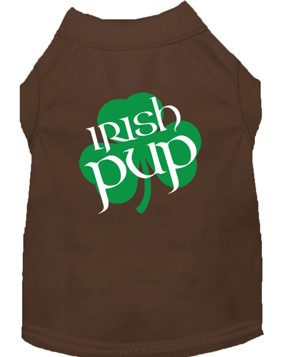 Pet Shirt "Irish Pup" Brown