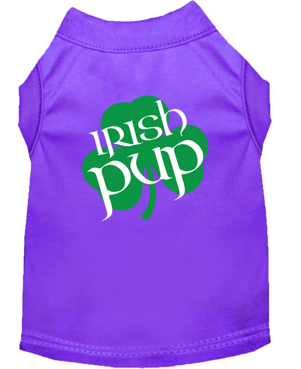 Pet Shirt "Irish Pup" Purple