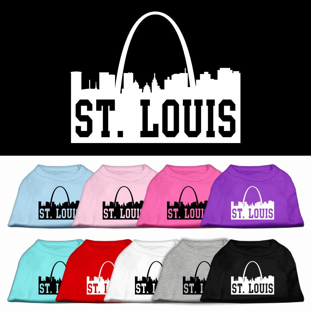 Pet Shirt "St. Louis Skyline"