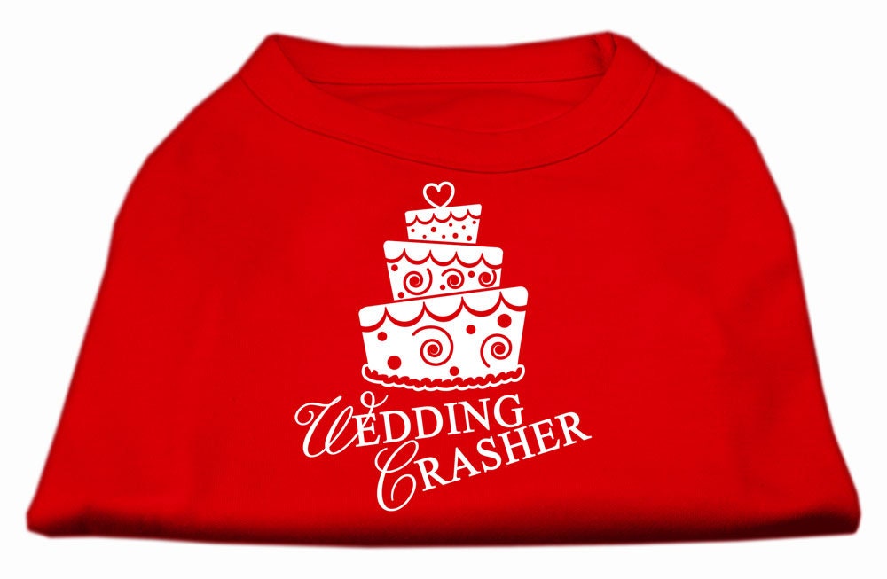 Pet Shirt "Wedding Crasher" Red