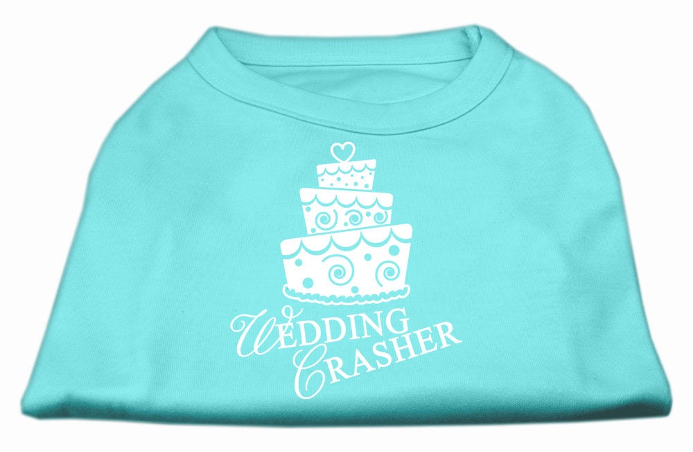 Pet Shirt "Wedding Crasher" Aqua