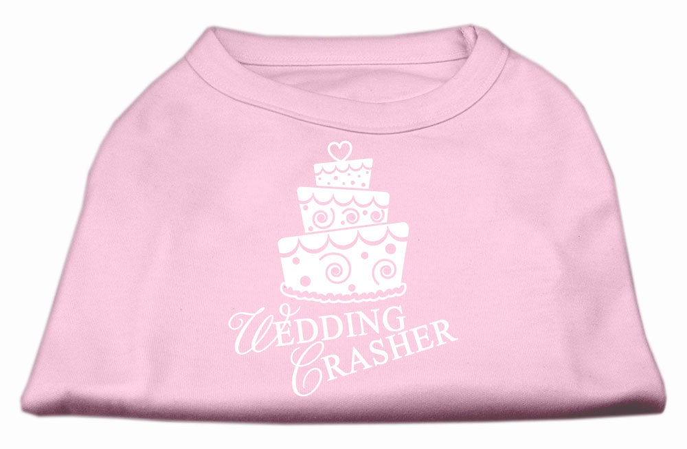 Pet Shirt "Wedding Crasher" Light Pink