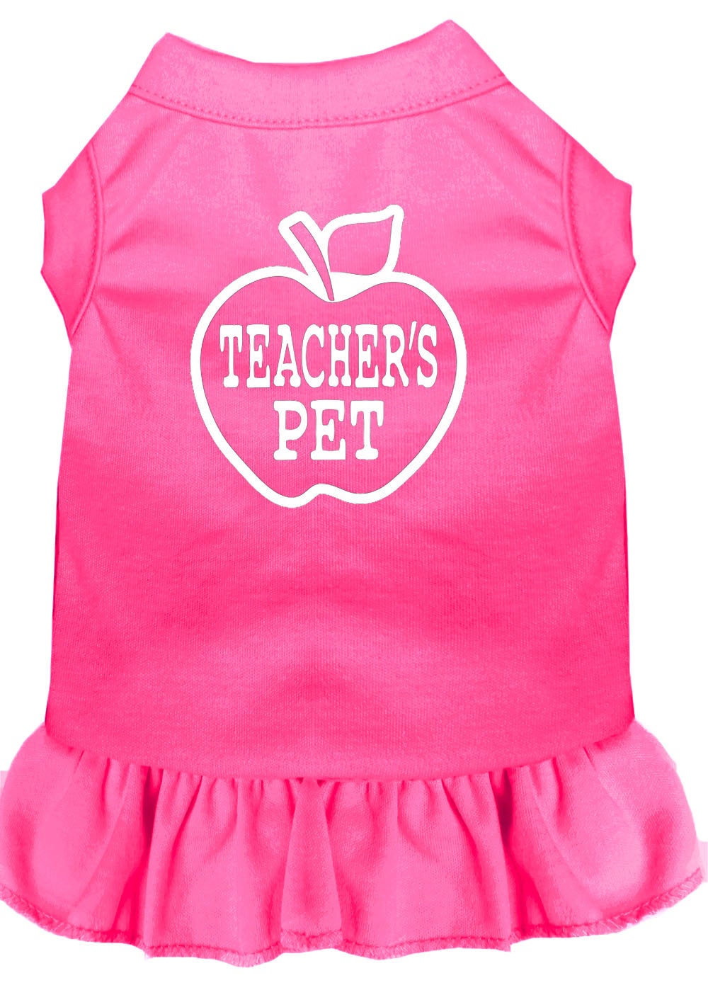 Pet Dress "Teacher's Pet" Bright Pink