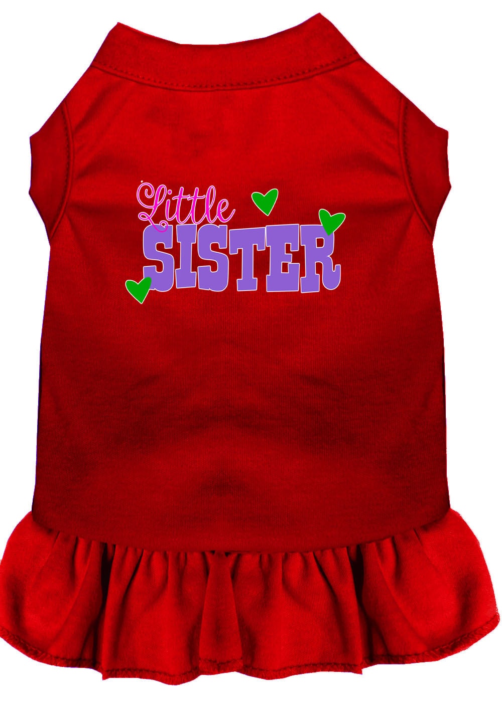 Pet Dress "Little Sister" Red