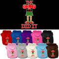 Christmas Pet Hoodie Screen Printed, "The Elf Did It"