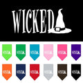 Halloween Pet and Dog Bandana Screen Printed, "Wicked"