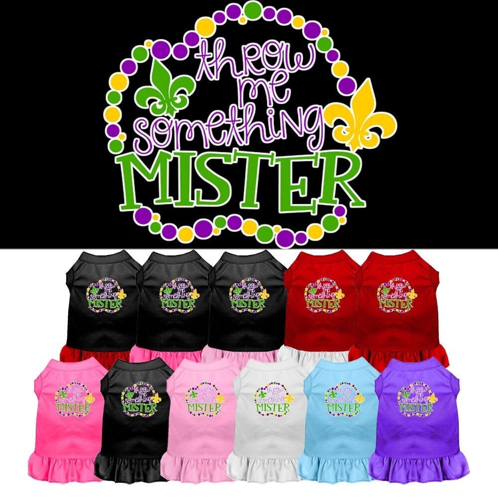 Pet Dress "Throw Me Something Mister"