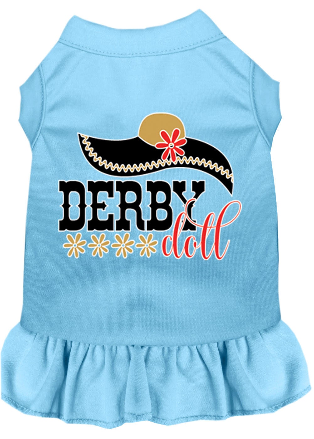 Pet Dress "Derby Doll" Baby Blue