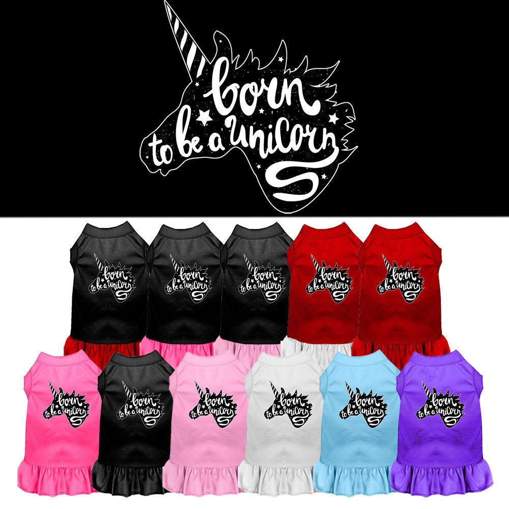 Pet Dress "Born To Be A Unicorn"