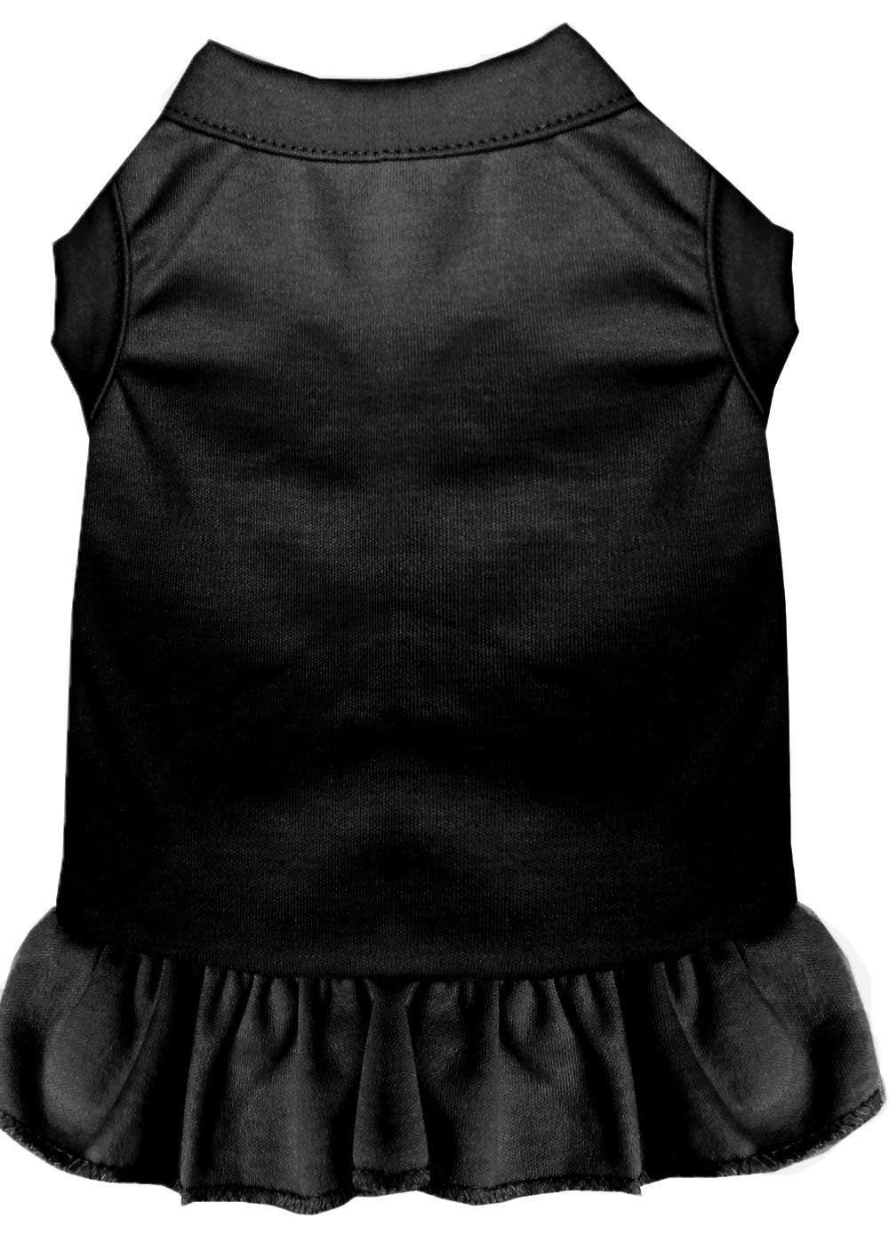 Plain Pet Dog & Cat Dress Black
