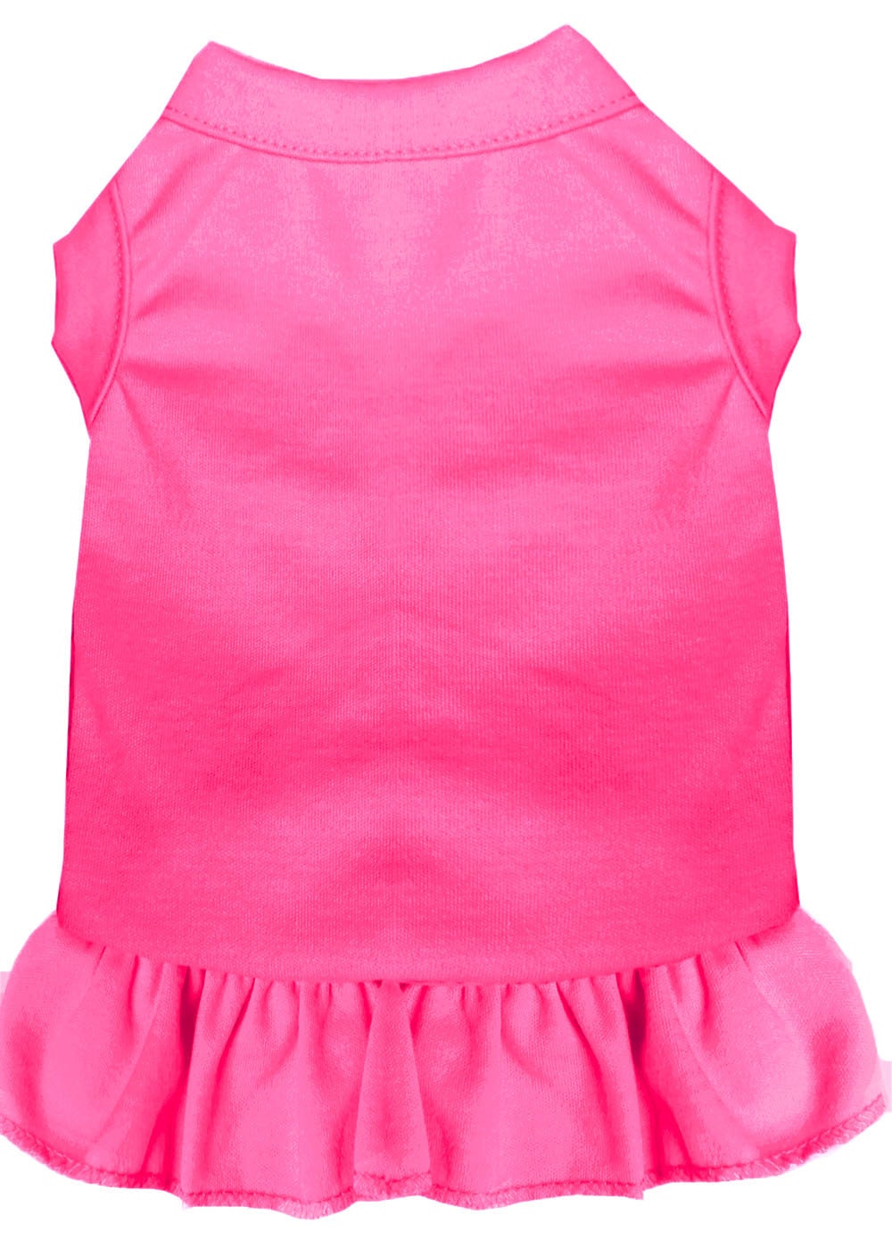 Plain Pet Dog & Cat Dress Bright Pink