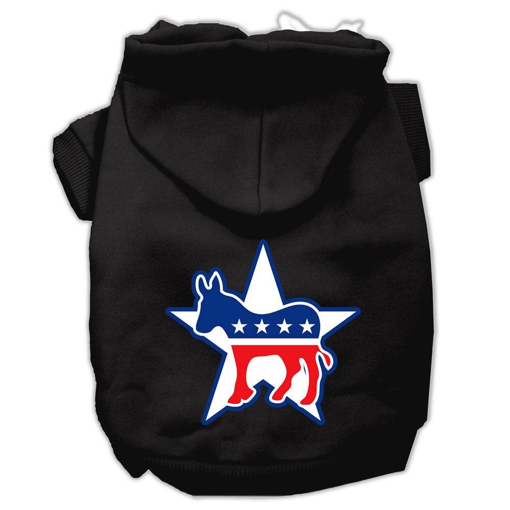 Pet Hoodie Screen Printed, "Democrat"