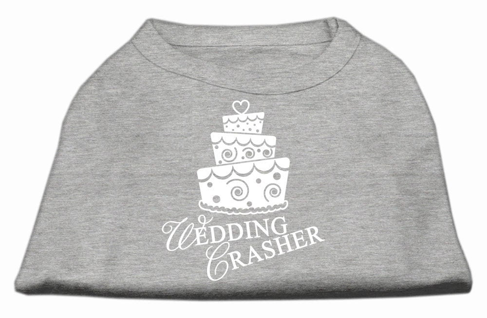 Pet Shirt "Wedding Crasher" Gray