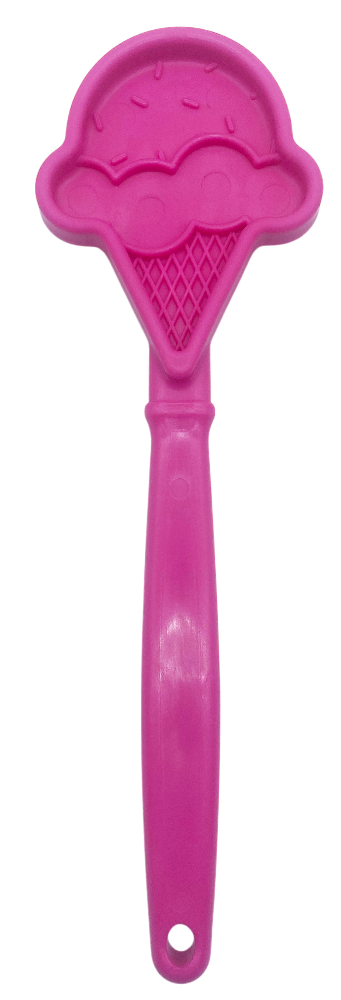 eStick Hand-Held Dog Enrichment Toy - Interactive Lick Stick | USA Made Ice Cream Cone Lick Stick - Pink