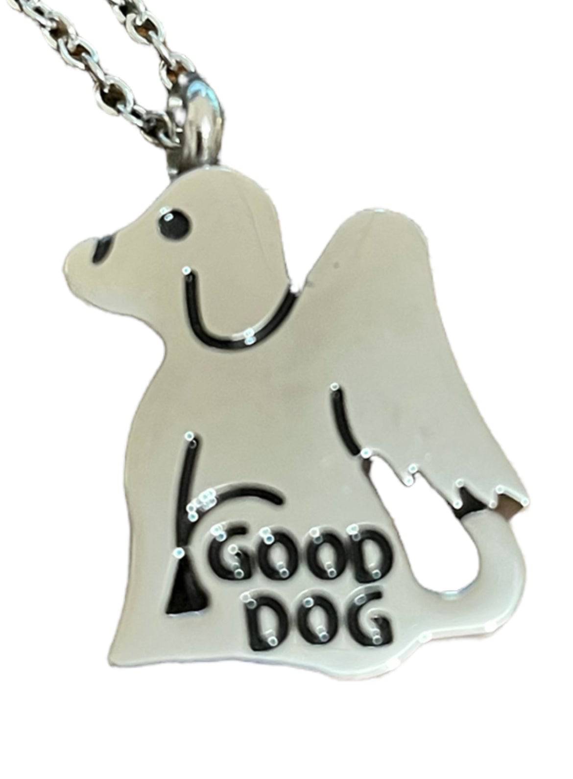 Good Dog Pet Ashes Necklace Pendant