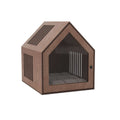 Small Indoor Dog House Walnut