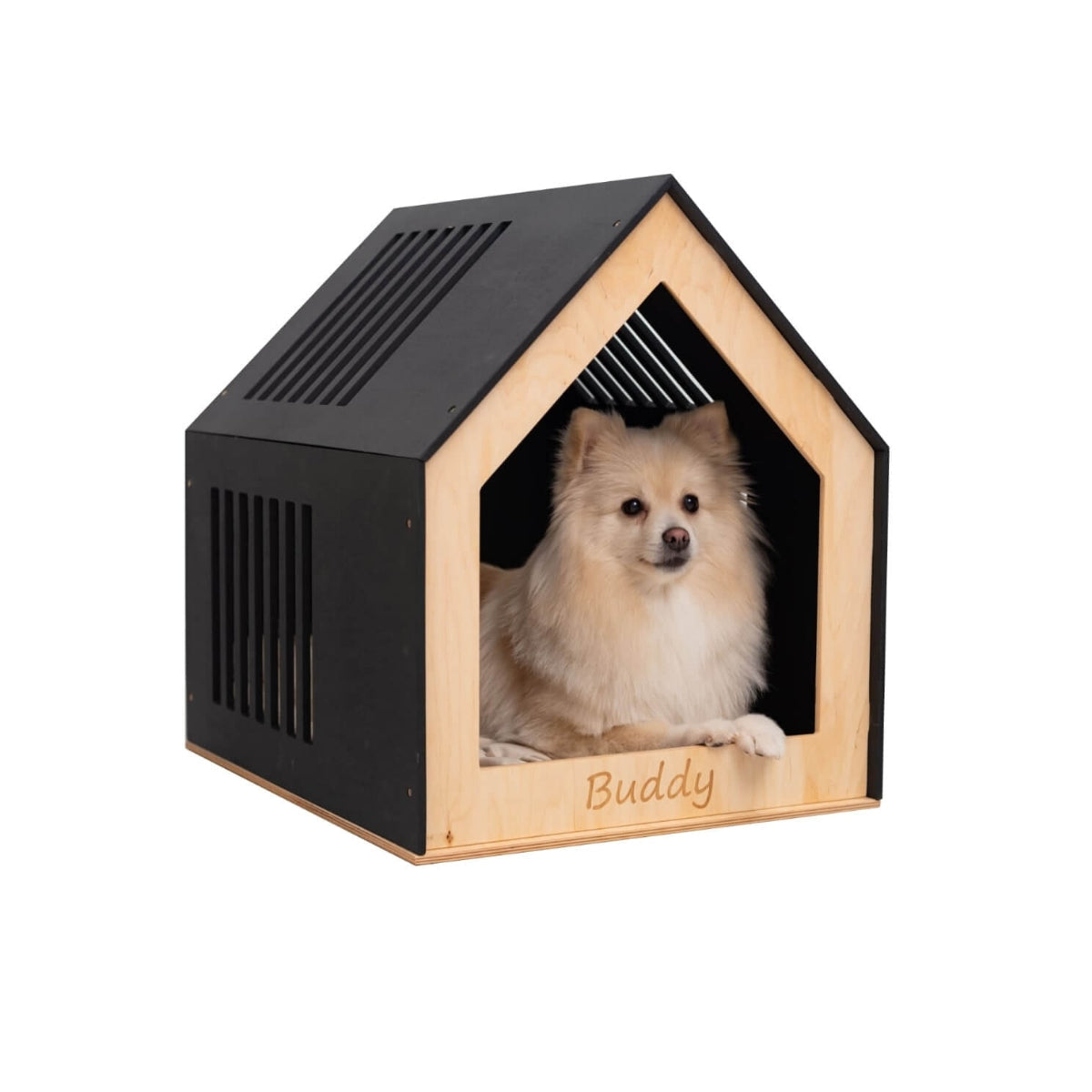 Small Indoor Dog House Black